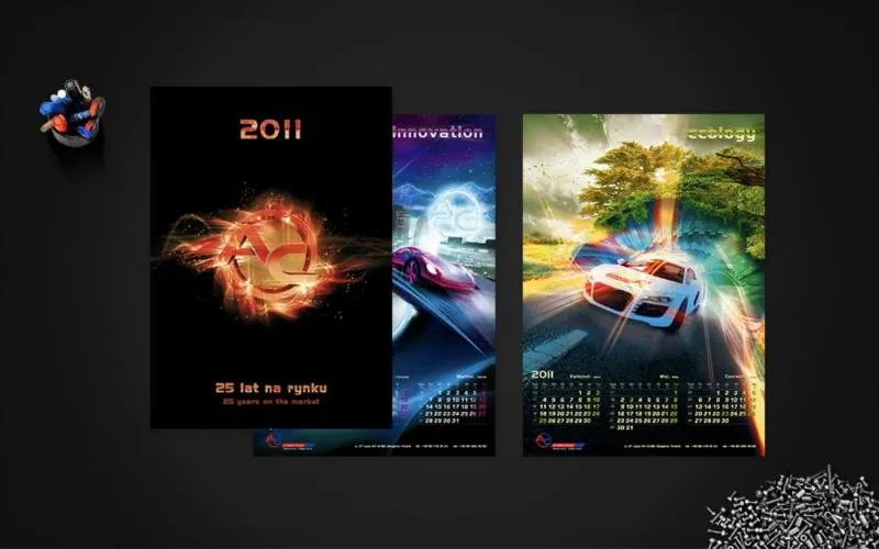 Projekt do druku: AC S.A. – kalendarz 2011